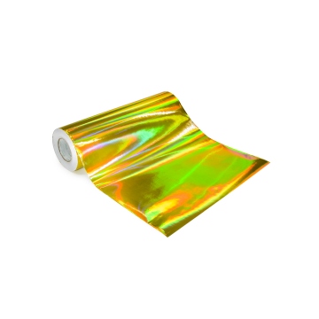 Uniwersalna samoprzylepna folia holograficzna na metry MOTYW 3 lustro - złota