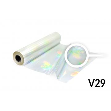Folia do termodruku - V29 holograficzna przezroczysta