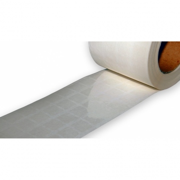 Przezroczysta folia pieczętująca z ukrytym hologramem etykiety 20 x 20 mm