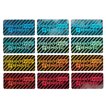 Plomba gwarancyjna z hologramem 20x10mm gwarancja nieważna