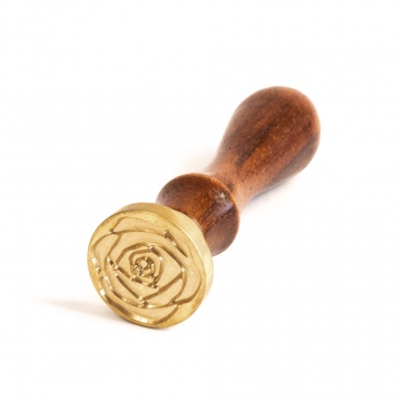 Stempel ręczny (pieczęć) do laku - Kwiat róży