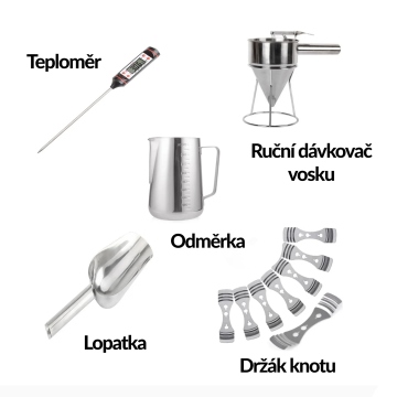 Elektryczny garnek o pojemności 10 l do topienia wosku wraz z zestawem do produkcji świec